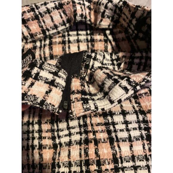 Vintage Jodi Kristopher Mini Plaid Tweed Skirt Women Juniors Size 7/8 - Picture 4 of 4